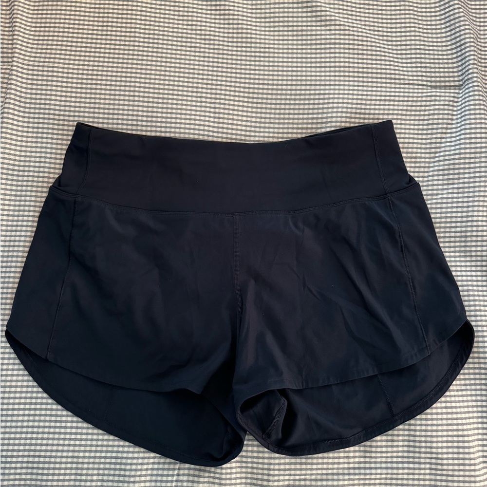 Lululemon Speed Up High-Rise Lined Short 4" in True Navy
